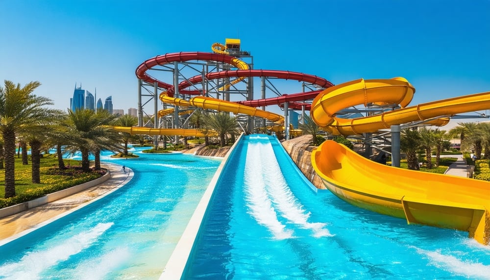 Aquaventure World Dubai waterpark overview Aquaventure World Dubai waterpark overview